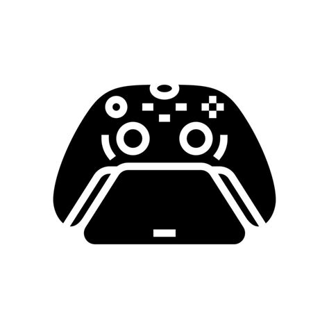 Controller Stand Glyph Icon Vector Illustration 10187504 Vector Art At