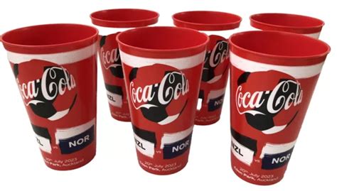 Coca Cola Coke 600ml Cups X 6 Fifa 2023 Womens World Cup Nz V Nor