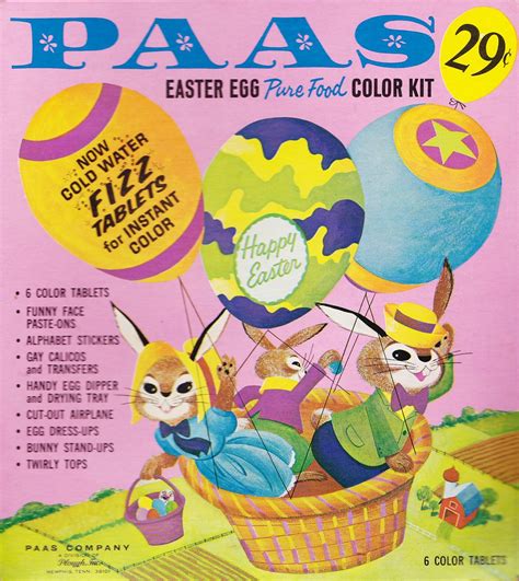 Vintage Paas Easter Egg Coloring Kit 1960s Heather David Flickr