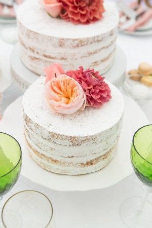 Herbes De Provence Wedding Inspiration Naked Wedding Cakes Metallic