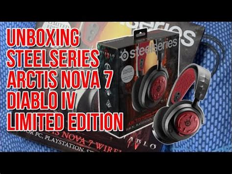 Unboxing Steelseries Arctis Nova 7 Diablo IV Limited Edition