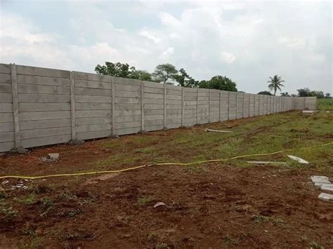 Prefab Rcc Readymade Compound Wall For Fencing Thickness Mm At Rs