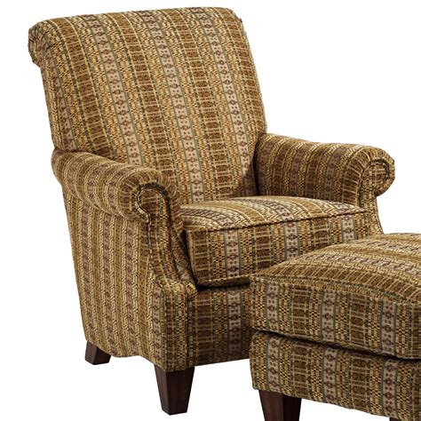 Flexsteel Stafford 086c 10 Traditional Styled Accent Chair With Rolled