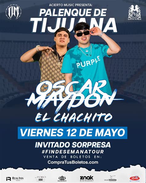 Oscar Maydon En Tijuana 2023 Tijuana Eventos Conciertos