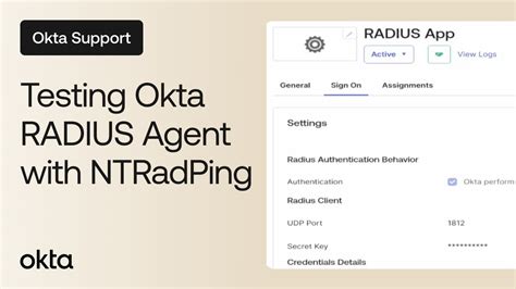 Testing Okta RADIUS Agent With NTRadPing Okta Support YouTube