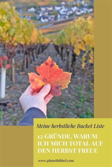 Meine herbstliche Bucket Liste 12 Gründe warum ich mich total auf