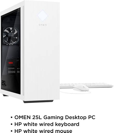 HP OMEN 25L Gaming Desktop AMD Ryzen 3 5300G 8GB DDR4 Memory AMD Radeon