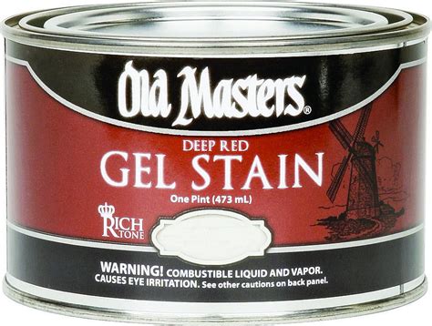 Old Masters 84308 1 Pint Rich Mahogany Gel Stain