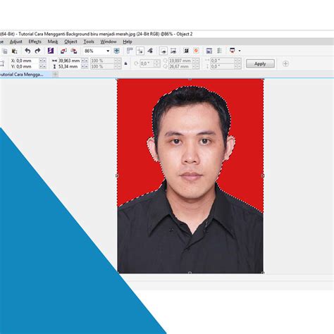 Cara Mengubah warna Background di Corel Photo Paint - Mulki Media