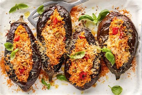 Baked Stuffed Eggplant Alla Norma Recipe