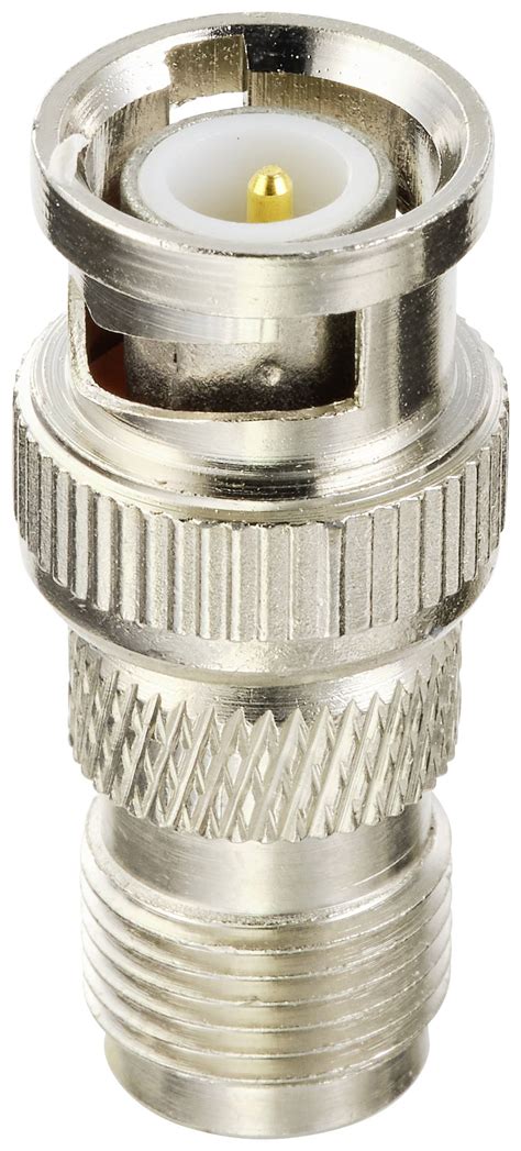 TRU COMPONENTS TC 9920724 TNC adapter TNC socket BNC plug 50 Ω 1 pc s