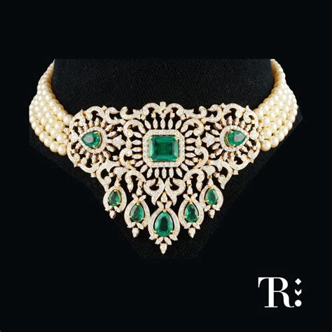 Pin By Swetha Kamineni On Diamond Small Choker Diamond Necklace