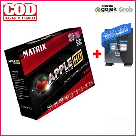 Jual Set Top Box STB Matrix Apple HD Merah DVB T2 Shopee Indonesia