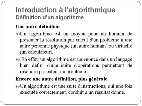 Algorithmique Et Structure De Donnes Syllabus Du Cours