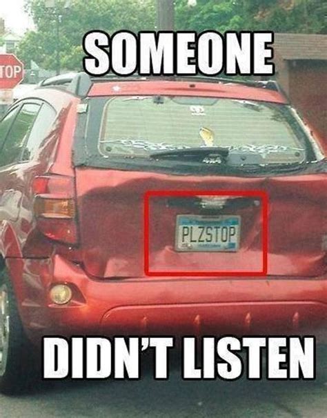 109 best Funny license plates & bumberstickers images on Pinterest ...