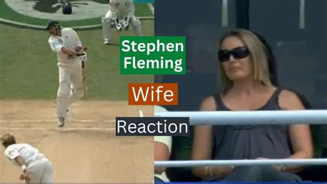 When Cricket Gets Scary Stephen Fleming S Chest Hit And Wife S