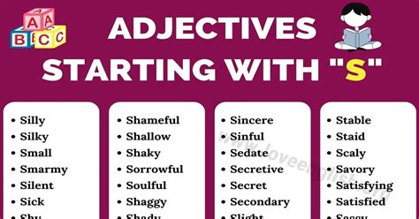 197 Adjectives That Start With C List Of English C Adjectives Love