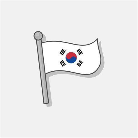 Illustration Of South Korea Flag Template 13257694 Vector Art At Vecteezy