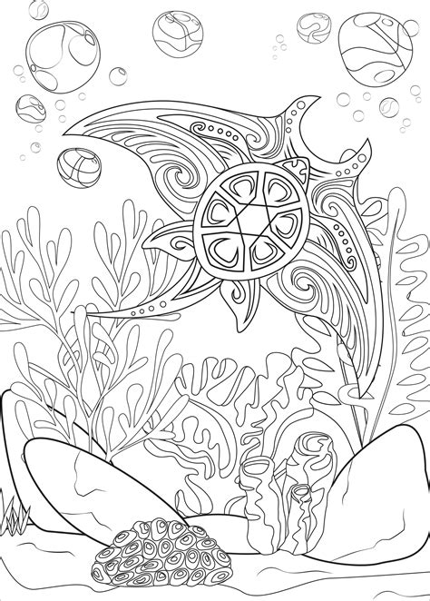 Ray Coloring Pages Coloringbay