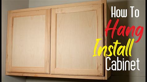 How To Install Hang Wall Cabinets Easy Simple You