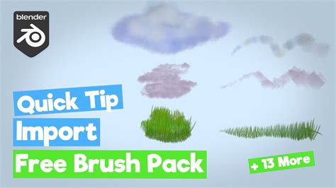 Blender Grease Pencil Tutorial Import Free Brush Pack In Seconds