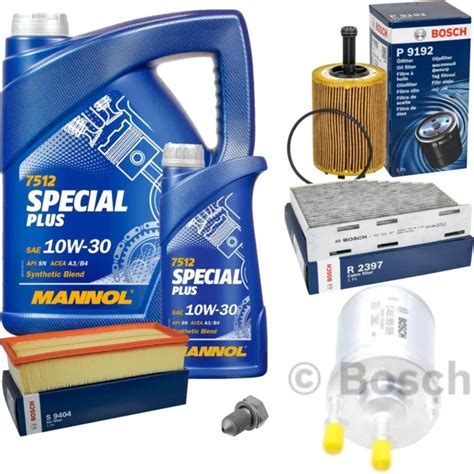 Bosch Inspection Set L Mannol Special Plus W Pour Audi A