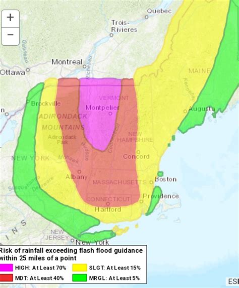 Catastrophic flooding possible in Massachusetts today. 7/10/23 : r ...