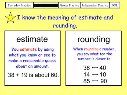 Rounding And Estimation Basics Rounding To