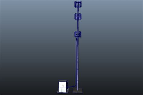 Cellular Tower 3D Model – Realtime - 3D Models World