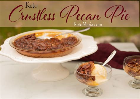 Crustless Pecan Pie - Maria Mind Body Health