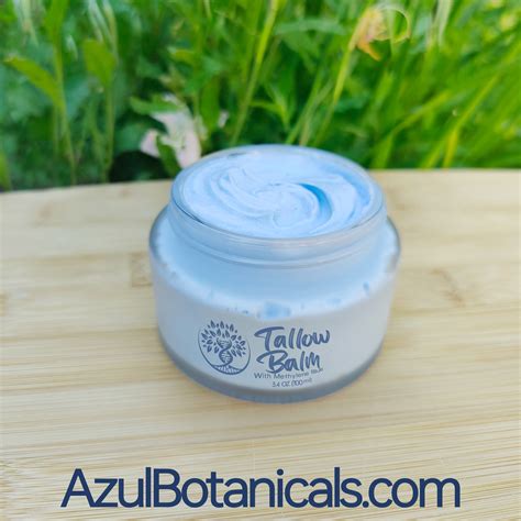 Methylene Blue Infused Whipped Grass Fed Finished Tallow Balm Made