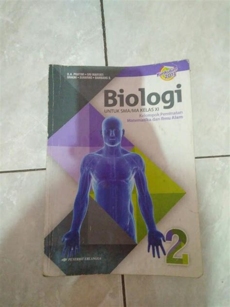 Buku Biologi Erlangga Kelas Xi11 Buku And Alat Tulis Buku Pelajaran Di