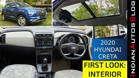 2020 Hyundai Creta SX (High-end Model) Interior First Look (Hindi ...