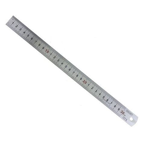 Silver Stainless Steel Ruler Scale For Measuring Size 30 Cm At Rs 25