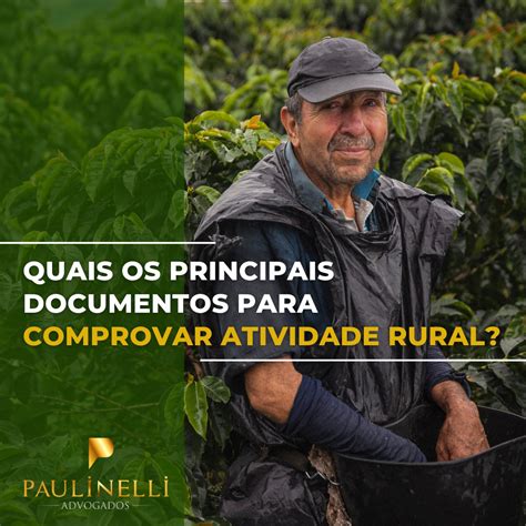 Quais Os Principais Documentos Para Comprovar Atividade Rural