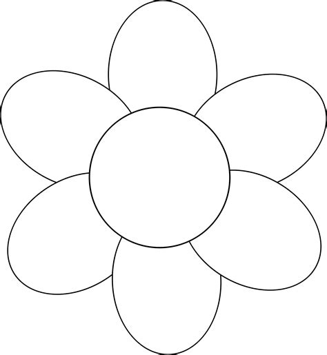 Flower Petal Outline - Cliparts.co