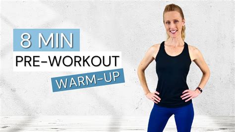 8 Min FULL BODY WARM UP Before Your At Home Workouts No Jumping YouTube