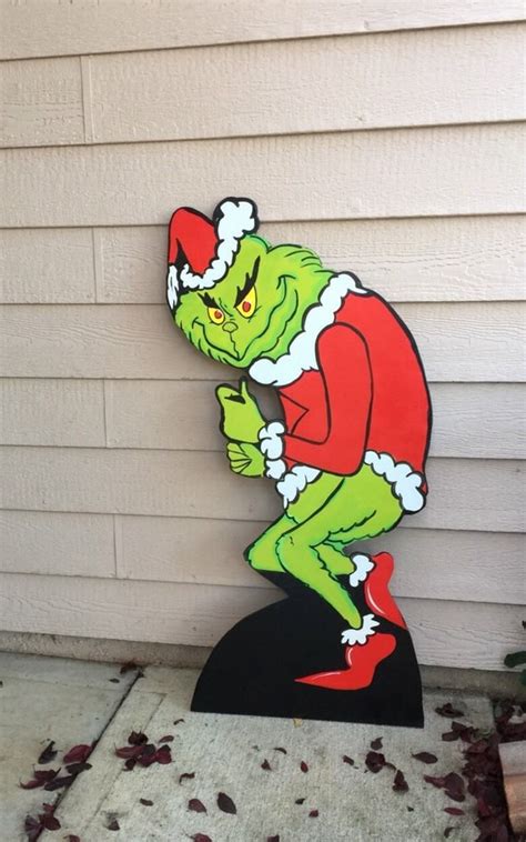 Printable Grinch Plywood Cutout Pattern Free