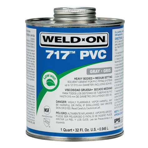 Weld-On 717 Gray Solvent Cement For PVC 32 oz - Ace Hardware