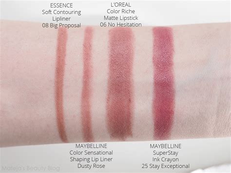 Maybelline Color Sensational Shaping Lip Liner Dusty Rose Mateja S Beauty Blog