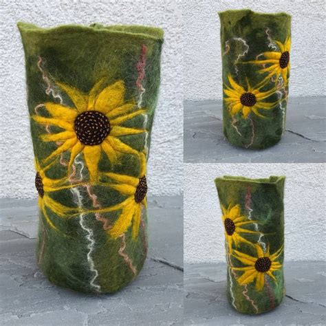 Hand Felted VasesThese Hand Felted Vases Are A Beautiful And Different