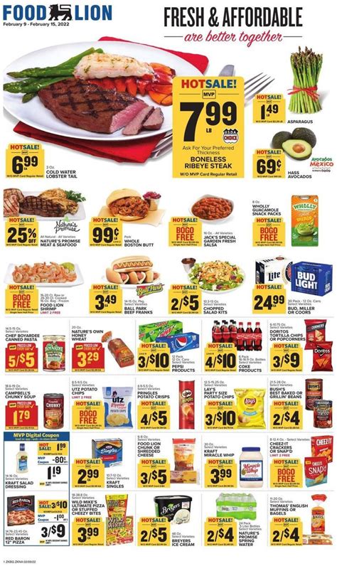 Food Lion Weekly Ad – Feb 9 – 15, 2022 | Food, Wholly guacamole, Food lion