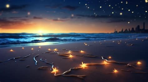 Premium Photo Starfish On A Beach At Sunset Generative AI Art