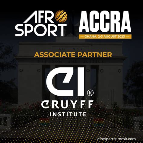 Johan Cruyff Institute On Twitter Rt Afrosportsummit Welcome Johan