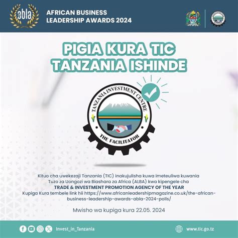 Tanzania Investment Centre On Linkedin Tic Ina Kujulisha Kuwa