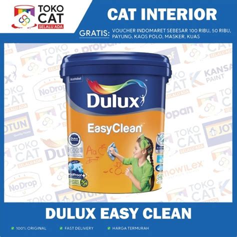 Jual Cat Tembok Interior Dulux Easy Clean Anti Virus Bisa Request