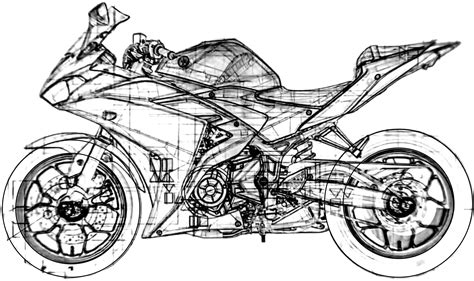Sketsa Motor Vespa Kumpulan Mewarnai Gambar Sketsa Ve