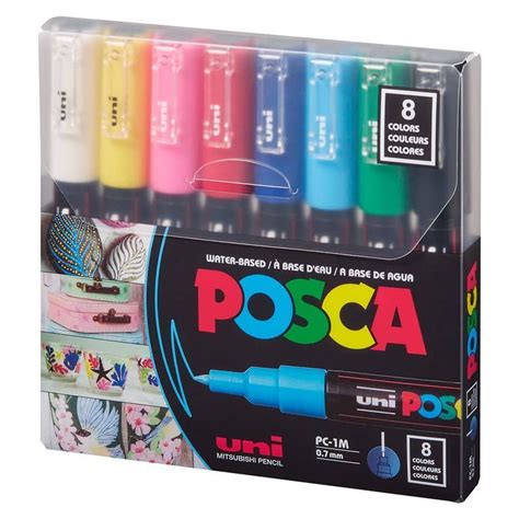 Posca Markers Basic Colors Set Of Extra Fine Tip Jerry S Artarama