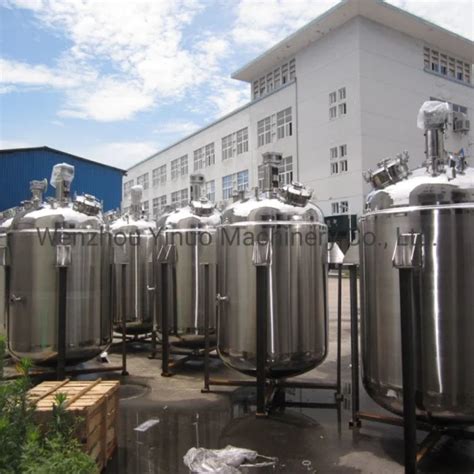 Joston Stainless Steel 1000l 20000l Continuous Stirred Tank Reactor Industrial Batch Reactor