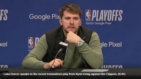 Luka Doncic Says He Needs To Help Kyrie Irving More After Mavs Loss By Lociano News Apr